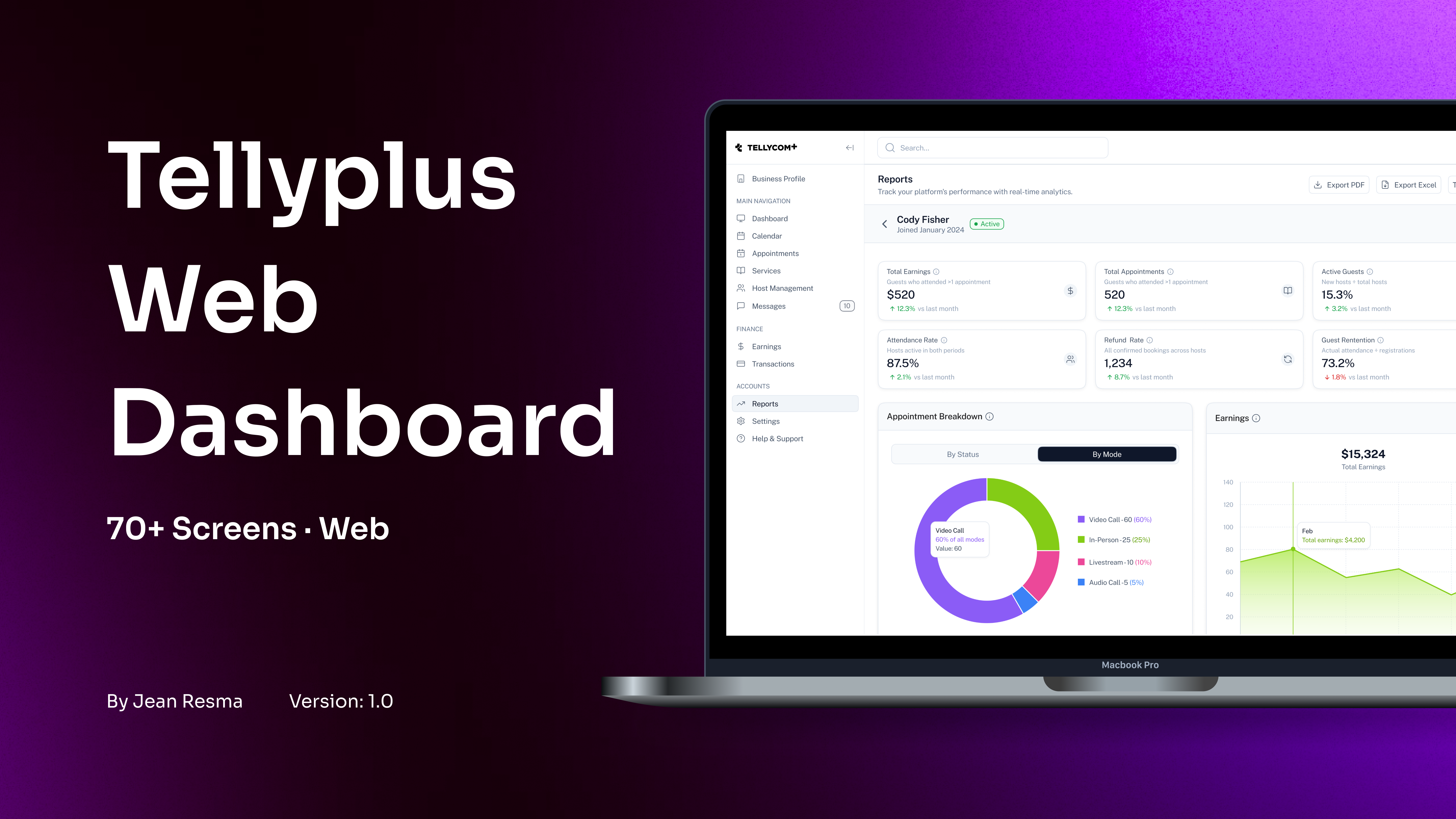 Tellyplus dashboard
